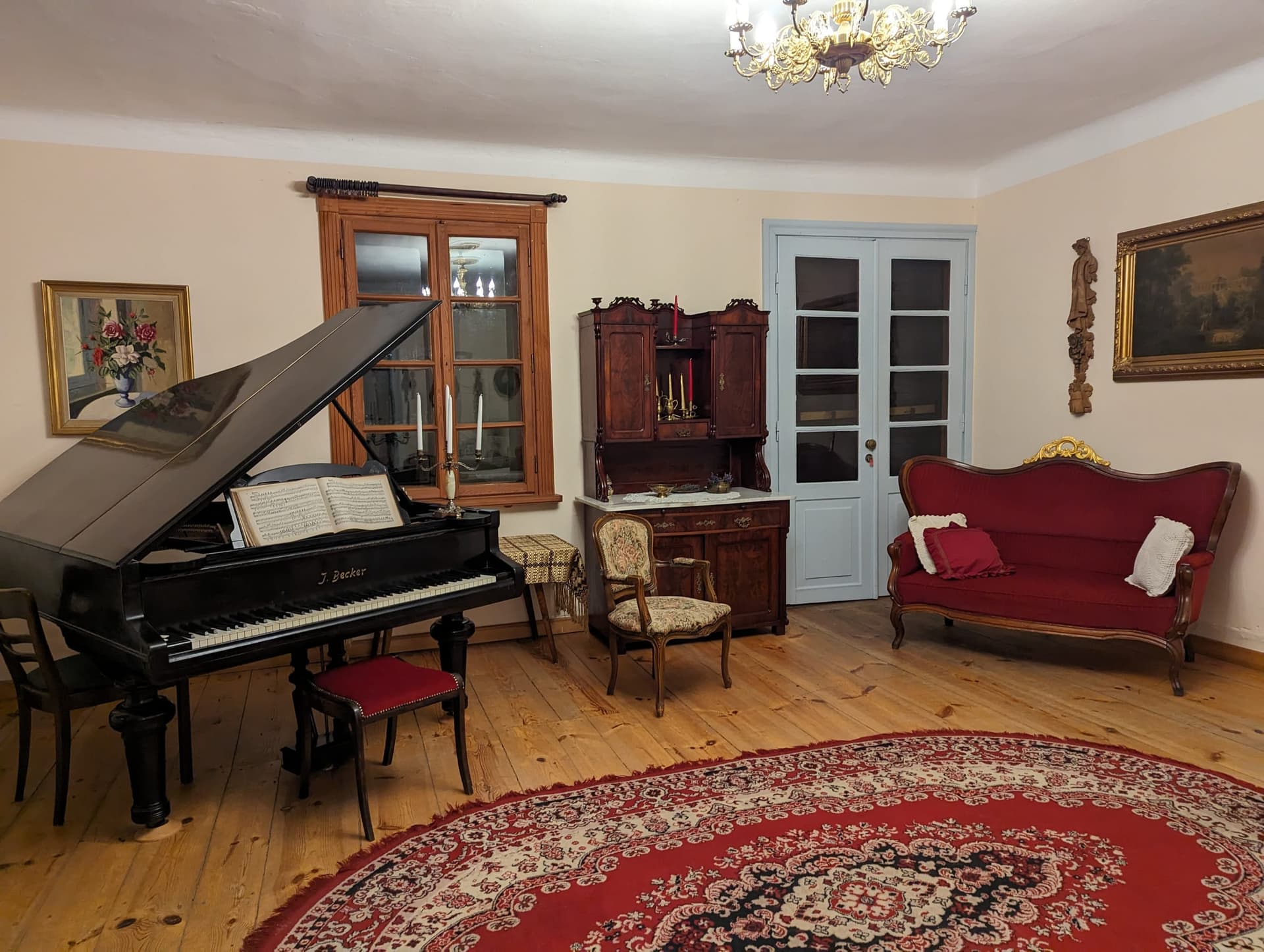 Salon dworku na kameralną komunie